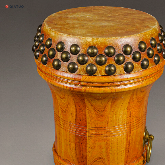 Tanggu drum with cowhide head - QiaTuo workshop